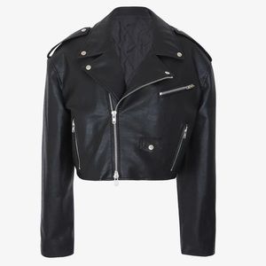 THE FRANKIE SHOP TIDUS LEATHER JACKET